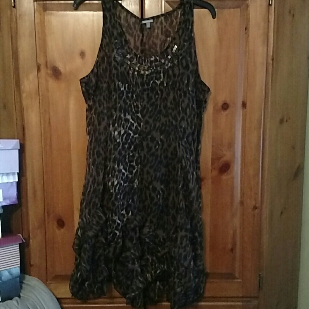 🌹3 for $25 Leopard print sleeveless dress